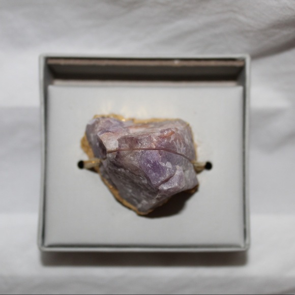 Purple Stone Paperweight/Notes Holder - Picture 3 of 6